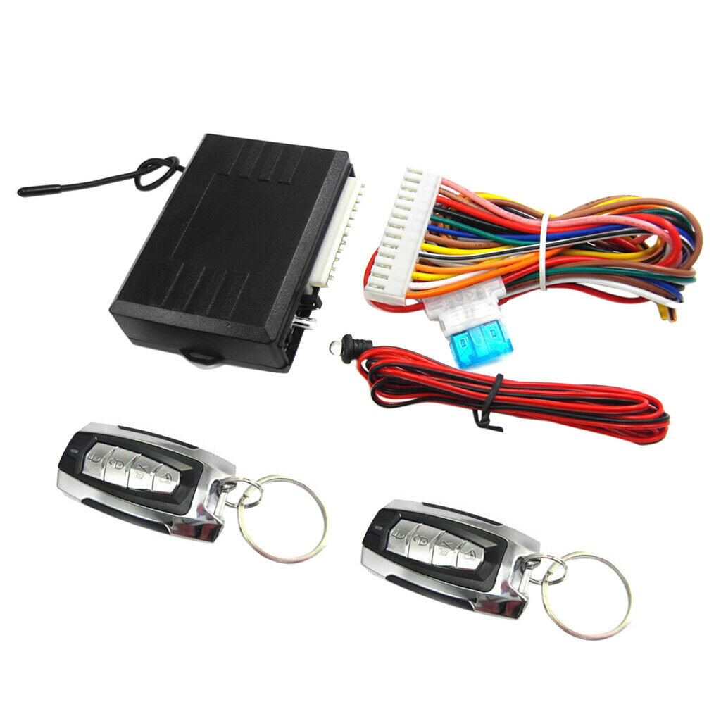 12V Keyless Entry System Door Car Remote Control Central Lock Locking Kit