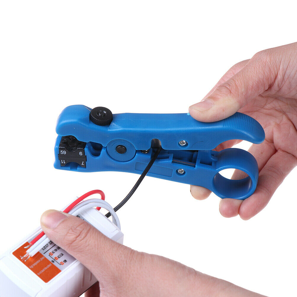 Coaxial Cable Wire Cutter Stripping Tool CAT 5 RG 59/6 RG 7/11 Stripper Too TH