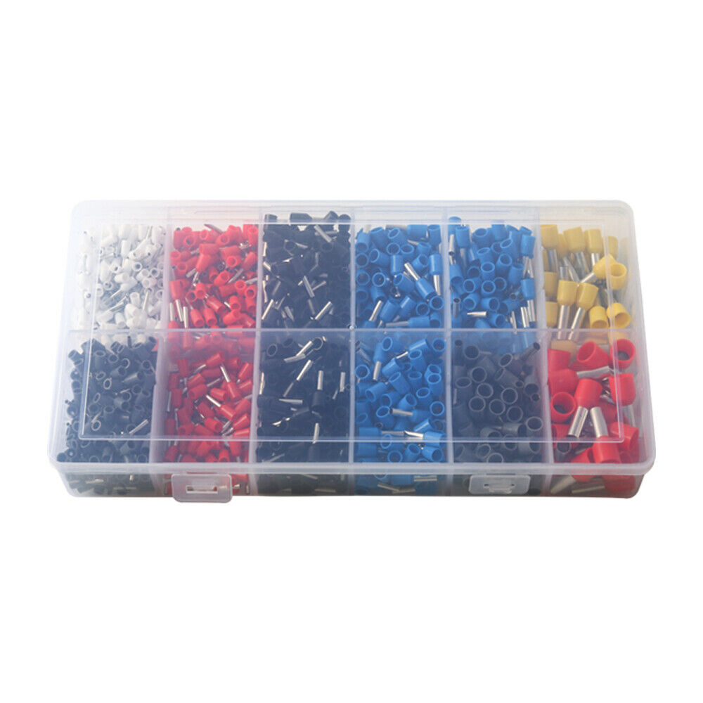 1200Pcs Copper Assorted Crimp Terminals Set Electrical Wiring Connectors