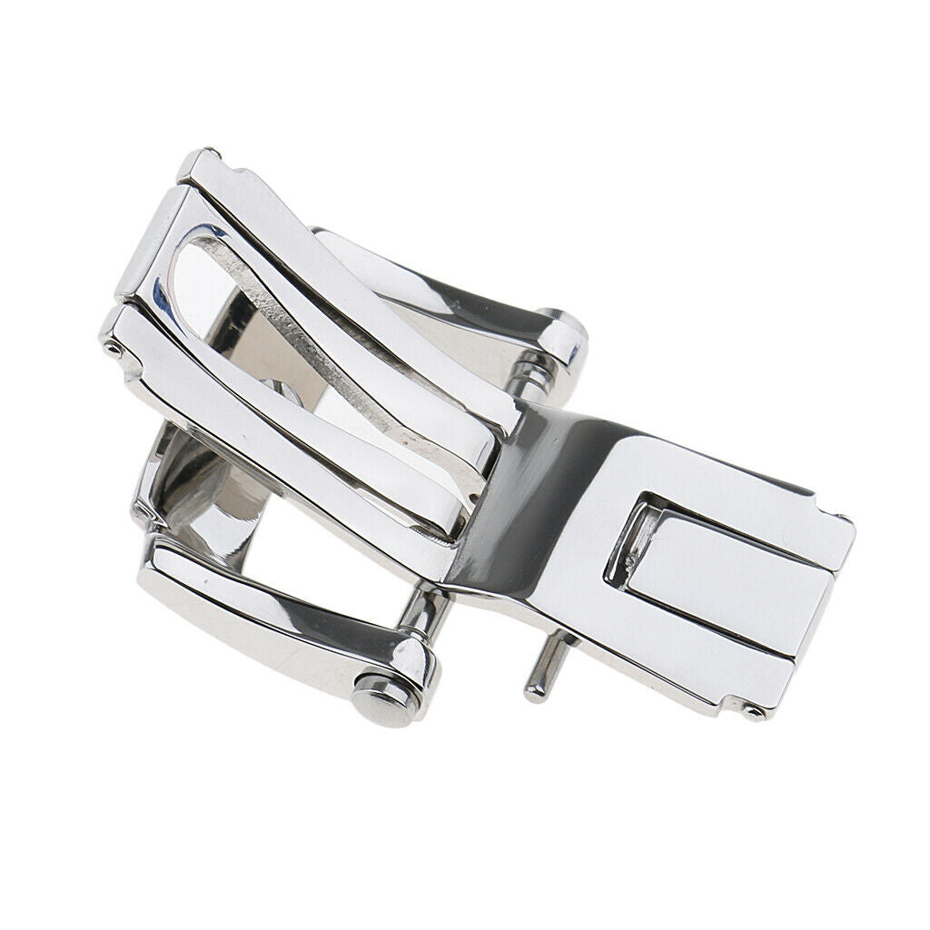 Leather Watch Band Thumbnail Shoulders Replacement Stainless Steel Buckle Tongue