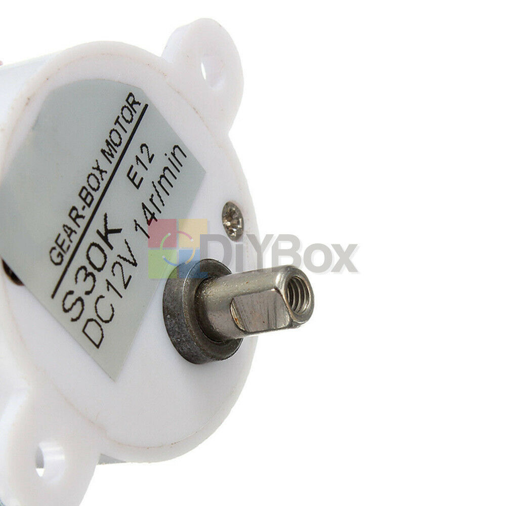 DC 12V 14RPM 2 Wires High Torque Electric Geared Box S30K Reduction Motor