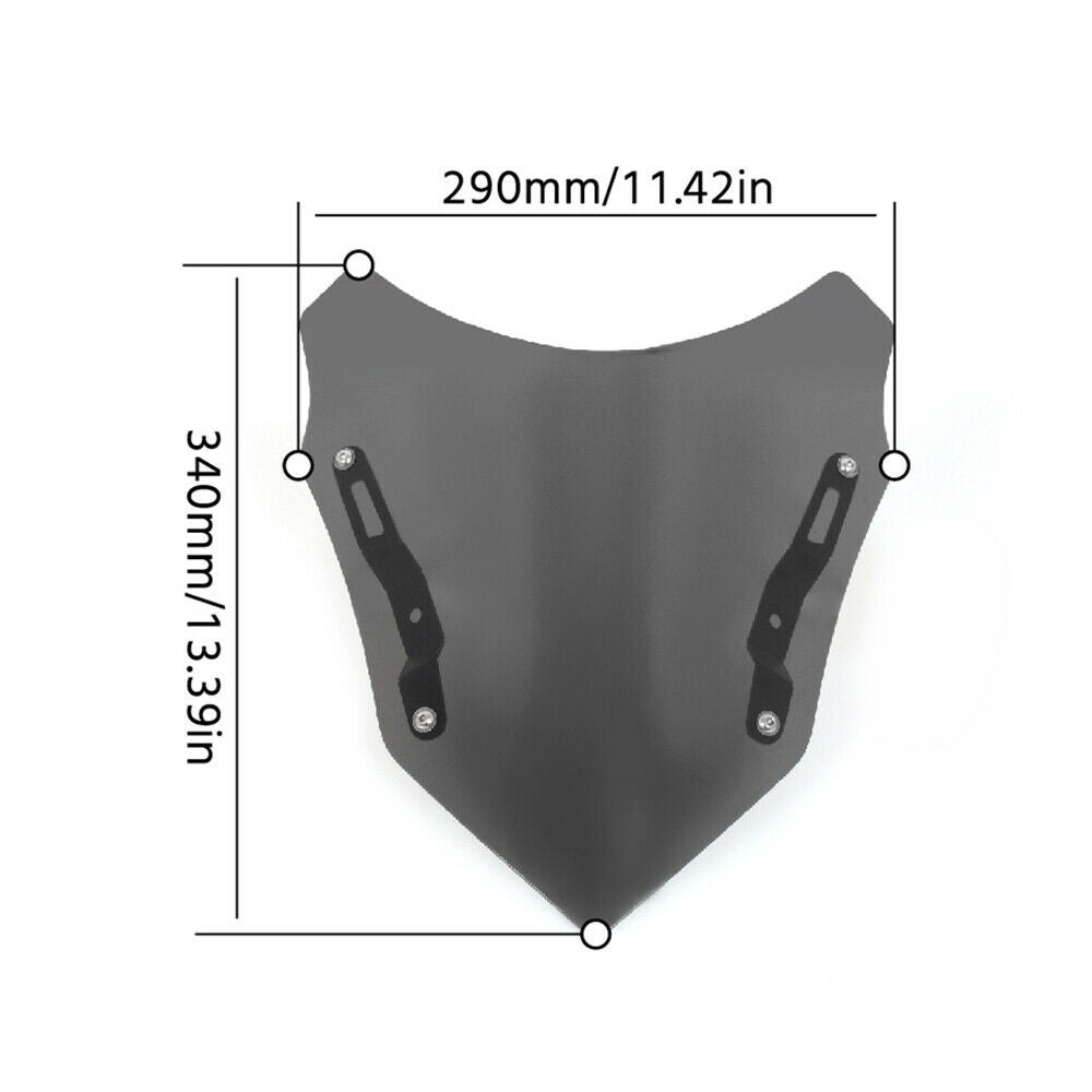 Windshield Windscreen Pare-brise For YAMAHA MT-25 MT-03 MT25 MT03 2021-2022