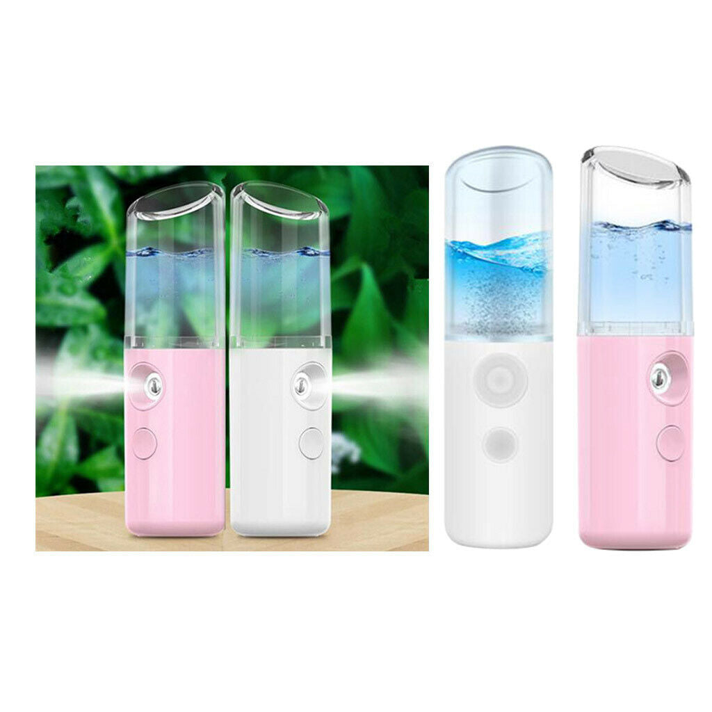 2Pcs Mini Nano Mist Atomization Mister Facial Moisturizing Beauty Instrument