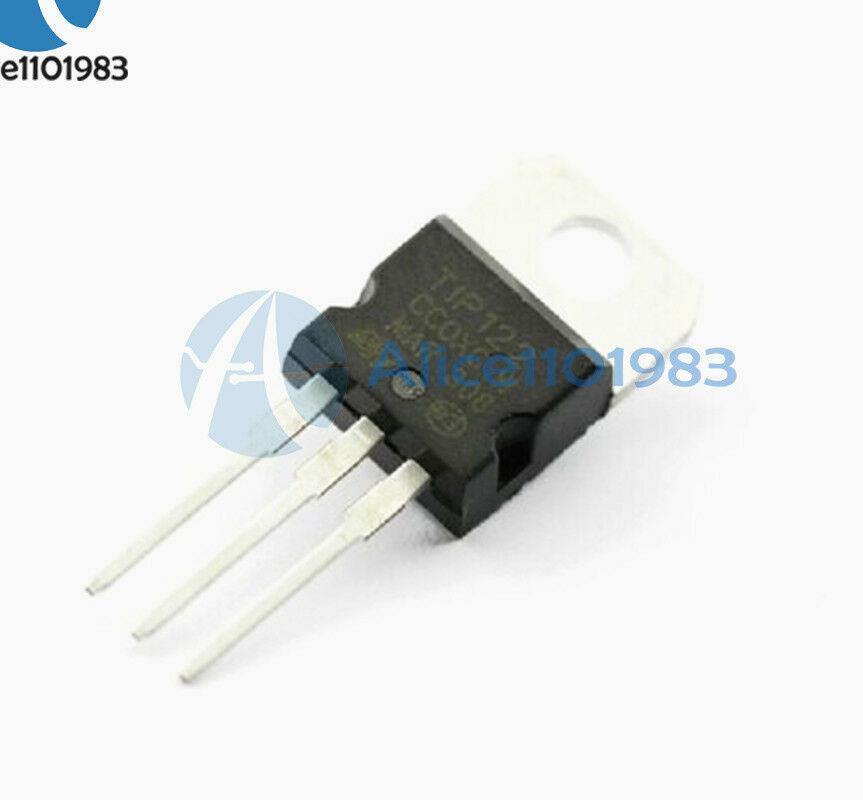 5PCS TIP122 TO-220 100V 5A DIP Power Transistor for General Purpose Amplifier