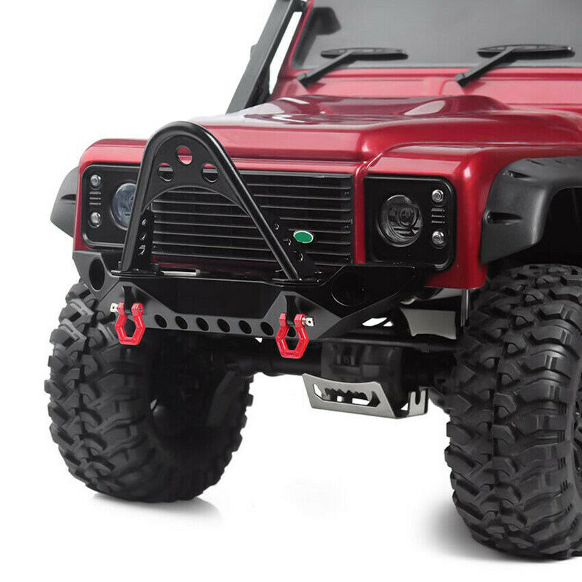 Metal Front Bumper for 1/10 RC Crawler Car Traxxas TRX-4 SCX10II 90046