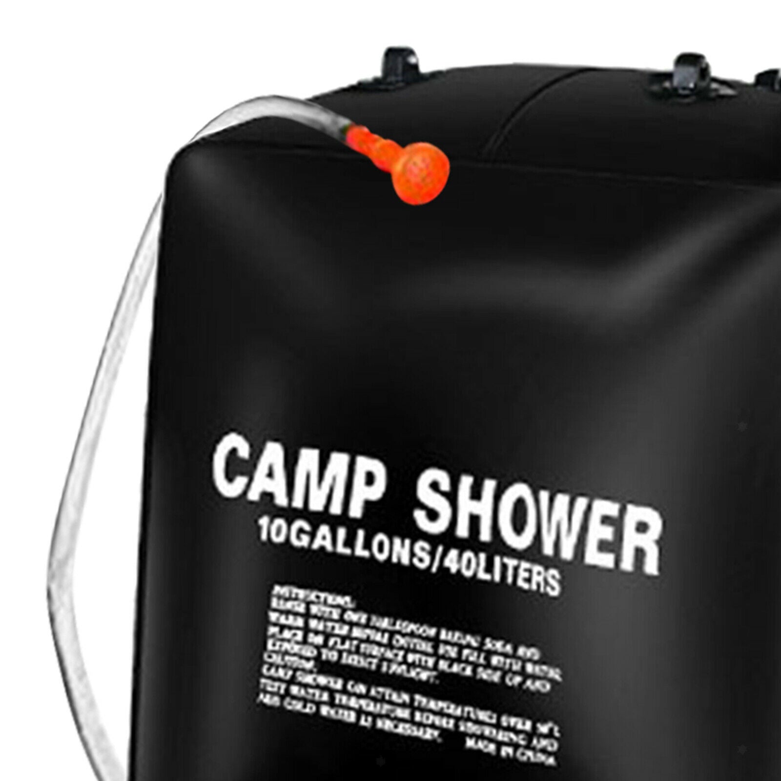 40 Litre Solar Camp Shower Bag Outdoor Natural Heated Water Portable Camping
