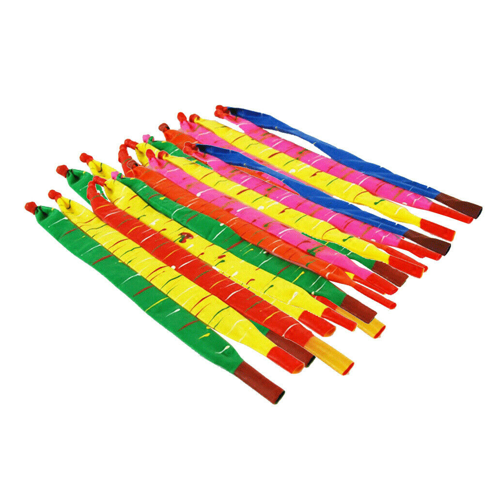 100pcs Colorful Rocket Balloons with Pump for Kids Birthdays Party Decor