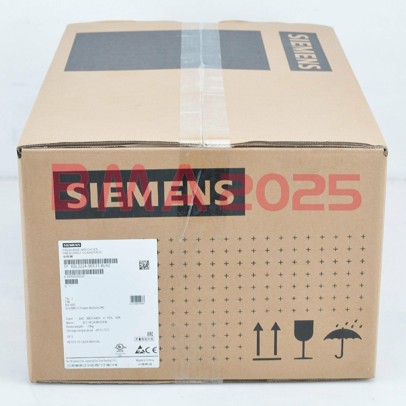 1PC New 6SL3224-0BE31-8UA0 6SL3 224-0BE31-8UA0 1 year warranty Free Ship SM9T