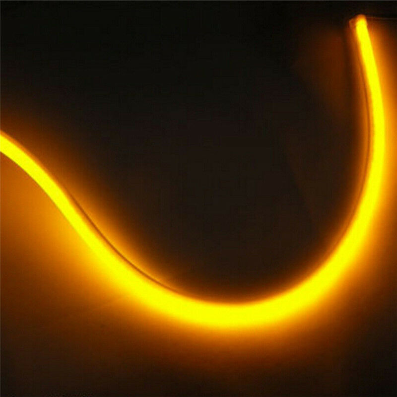 45Cm Flexible White Car Soft Tube Led Strip Light Drl Daytime Running Lig WGBD