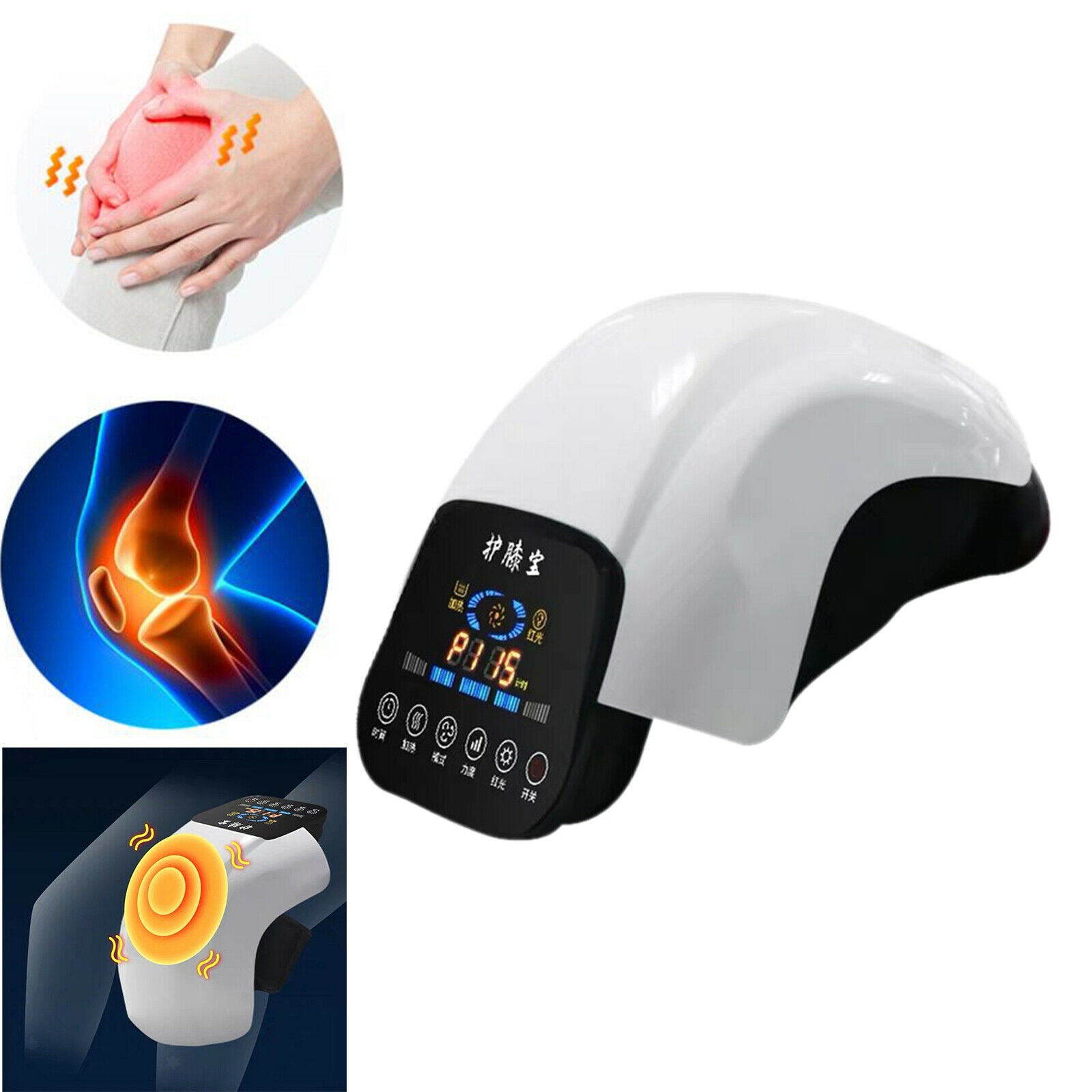 Warming knee massage Cordless leg and knee bandage wraps for knee pain