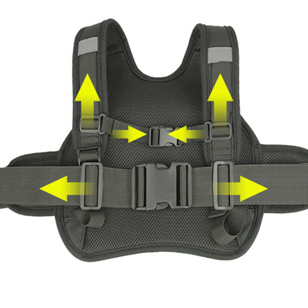 2x High Strength Bike Safety Seat Strap Harness Adjustable Drop Protection