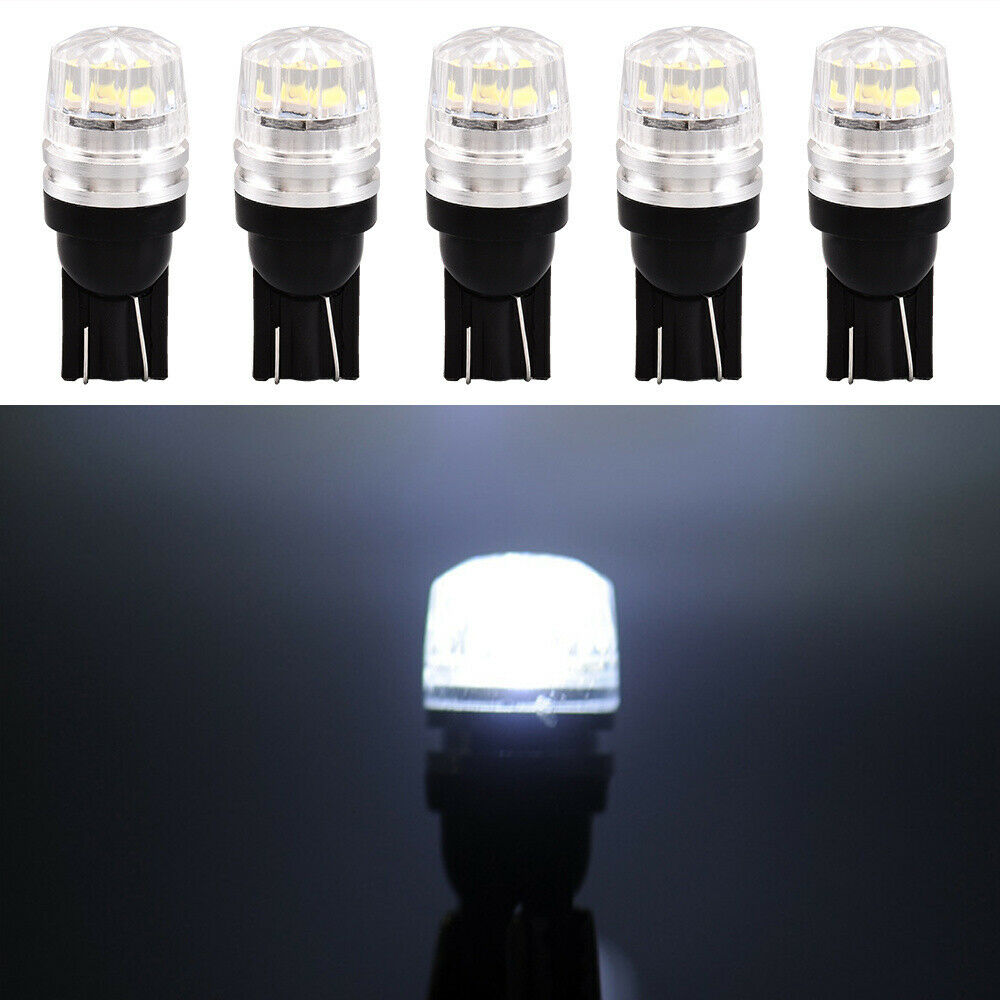 10x T10 501 Led White W5w Car Side Light Bulbs Number Plate Interior Bulb