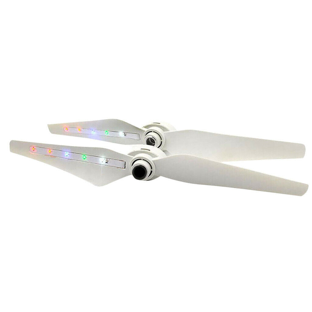 4pcs CW CCW LED Propellers with USB Charger for DJI Phantom 3 Serise RC Drone