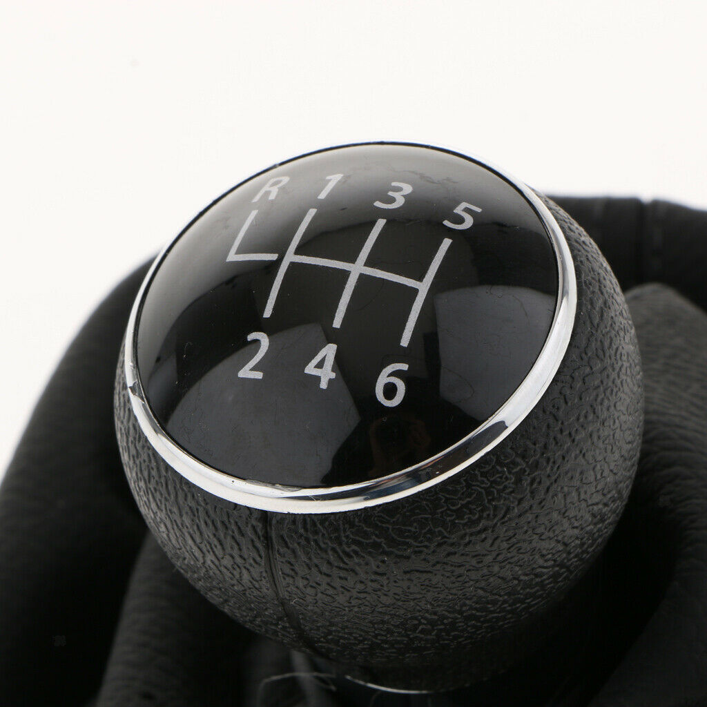 6 Speed Ball Style Shift Knob 1pcs Shift Knob Gaitor For VW TOURAN 2003-2010