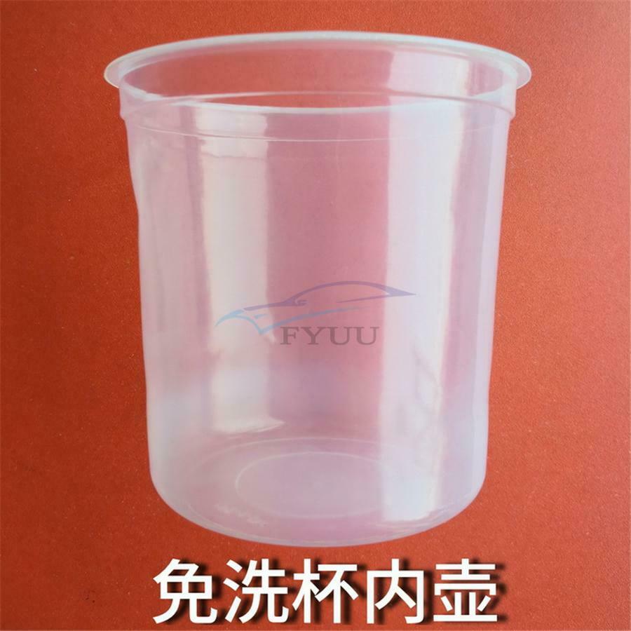 22oz Disposable Paint Cup-1 Hard Cup&Collar For Spray Gun PPS Type H/O Quick Cup