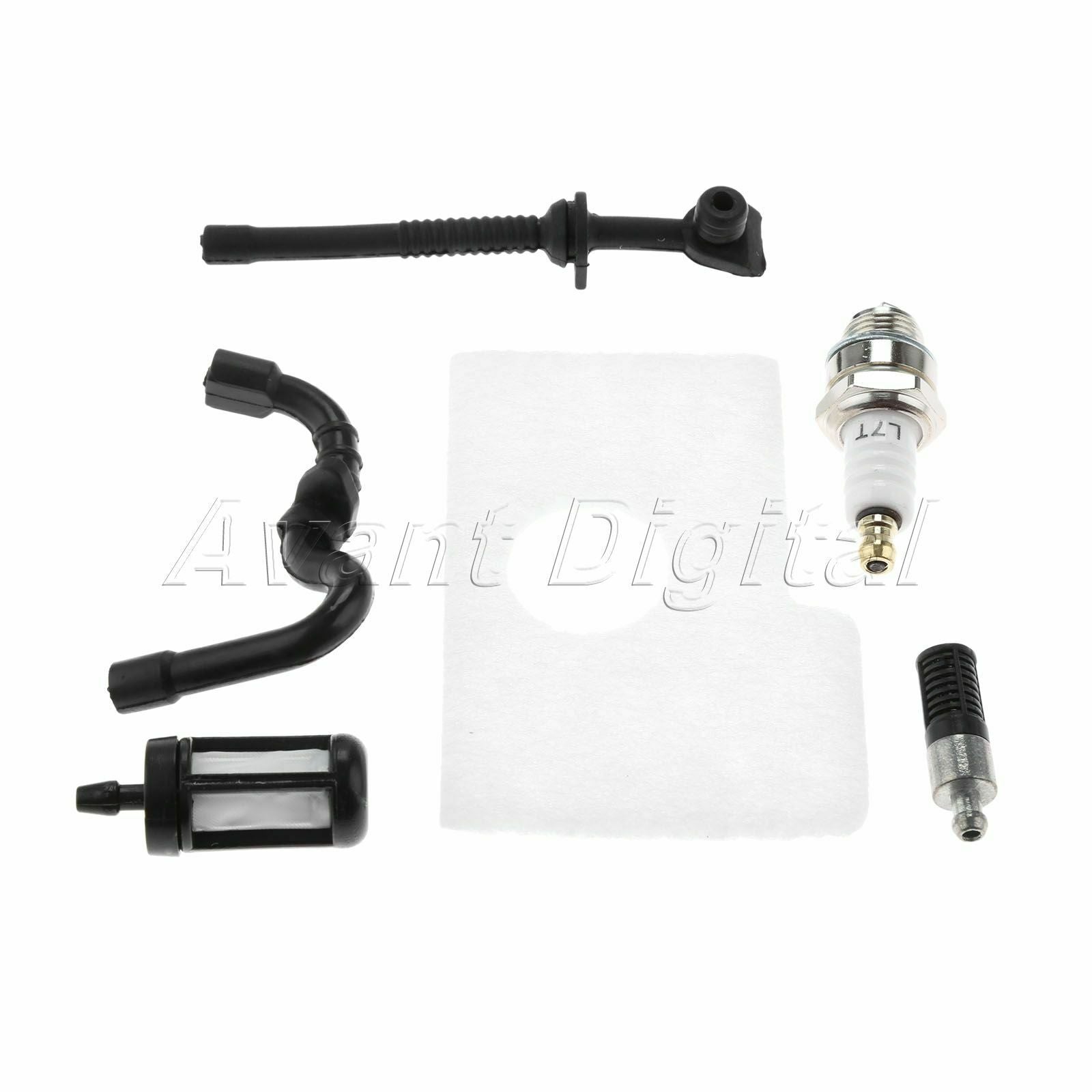 Air Fuel Line Oil Filter Spark Plug For STIHL 018 017 MS170 MS180 Replacement