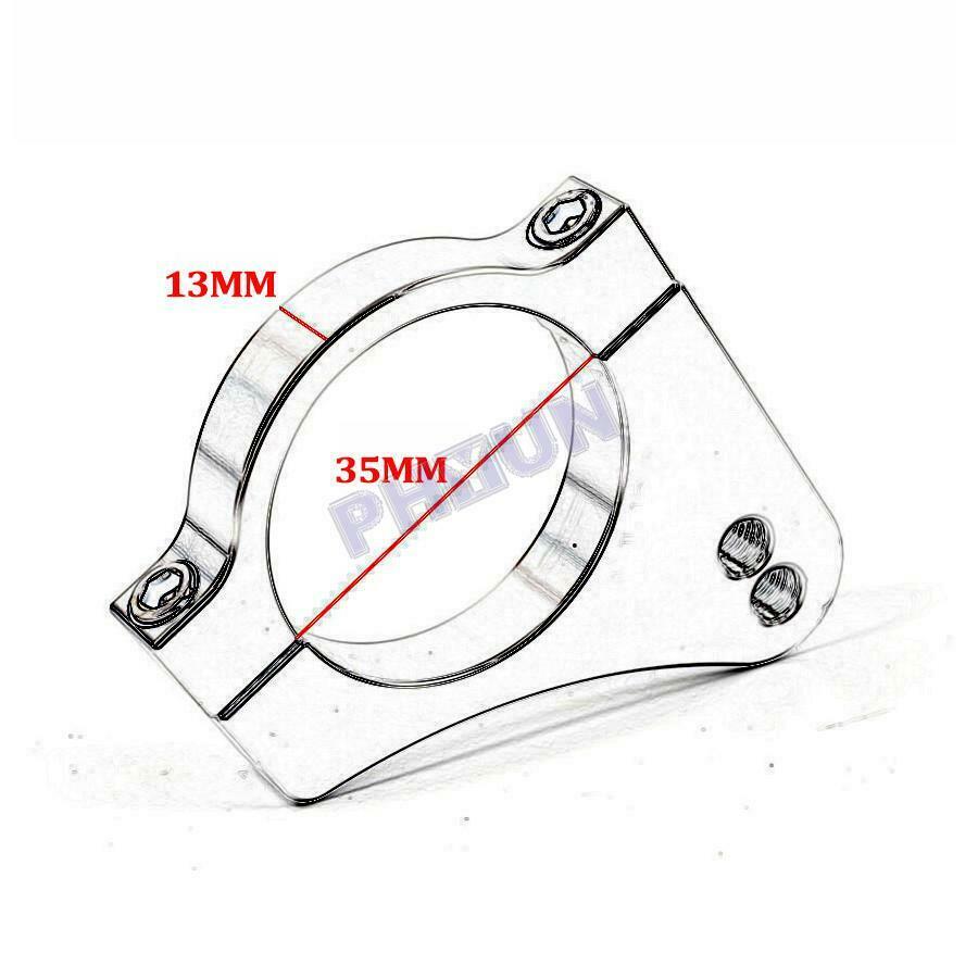 35mm Motorcycle Steering Damper Fork Frame Mounting Clamp Bracket Aluminum Alloy