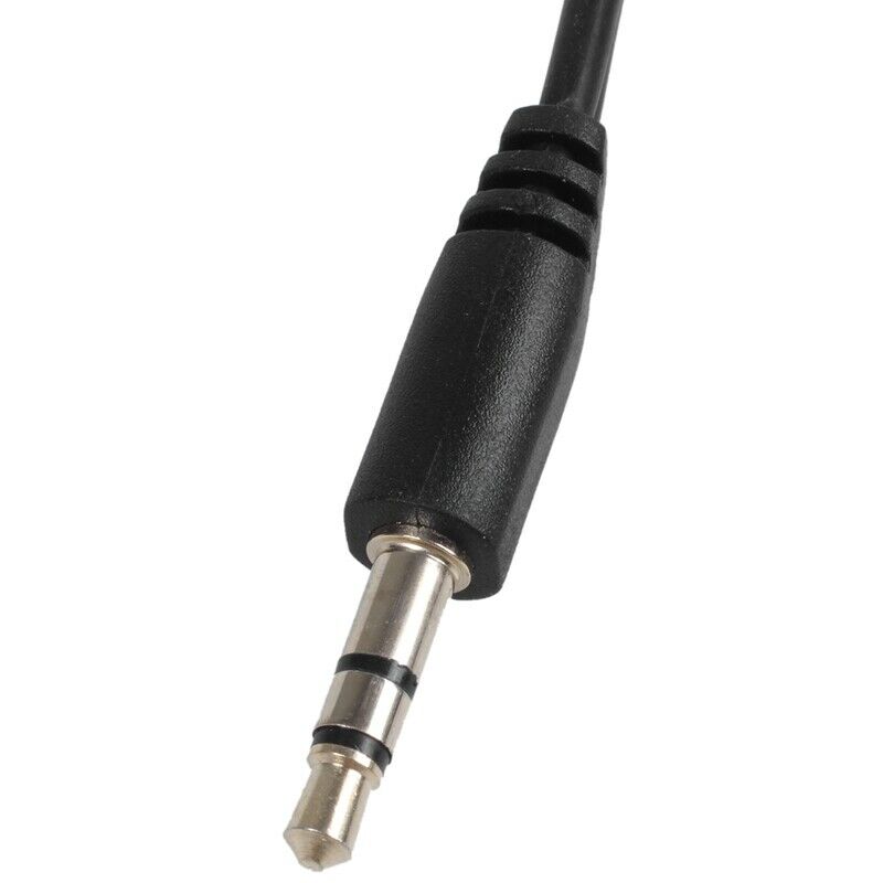 23 cm 3.5 mm dual connector plug male - female adapter jack stereo audio cableS5