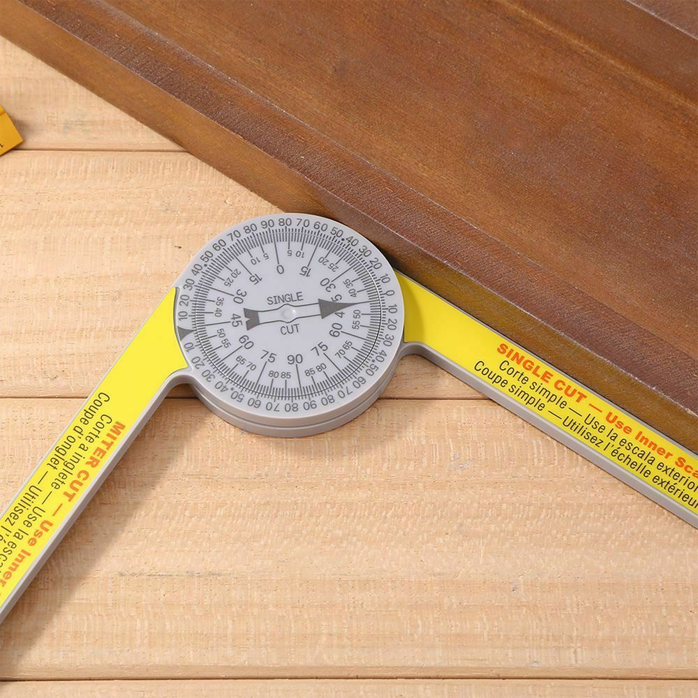 Miter Saw Protractor Accurate Angle Level Measurements Carpenter High-Accuracy