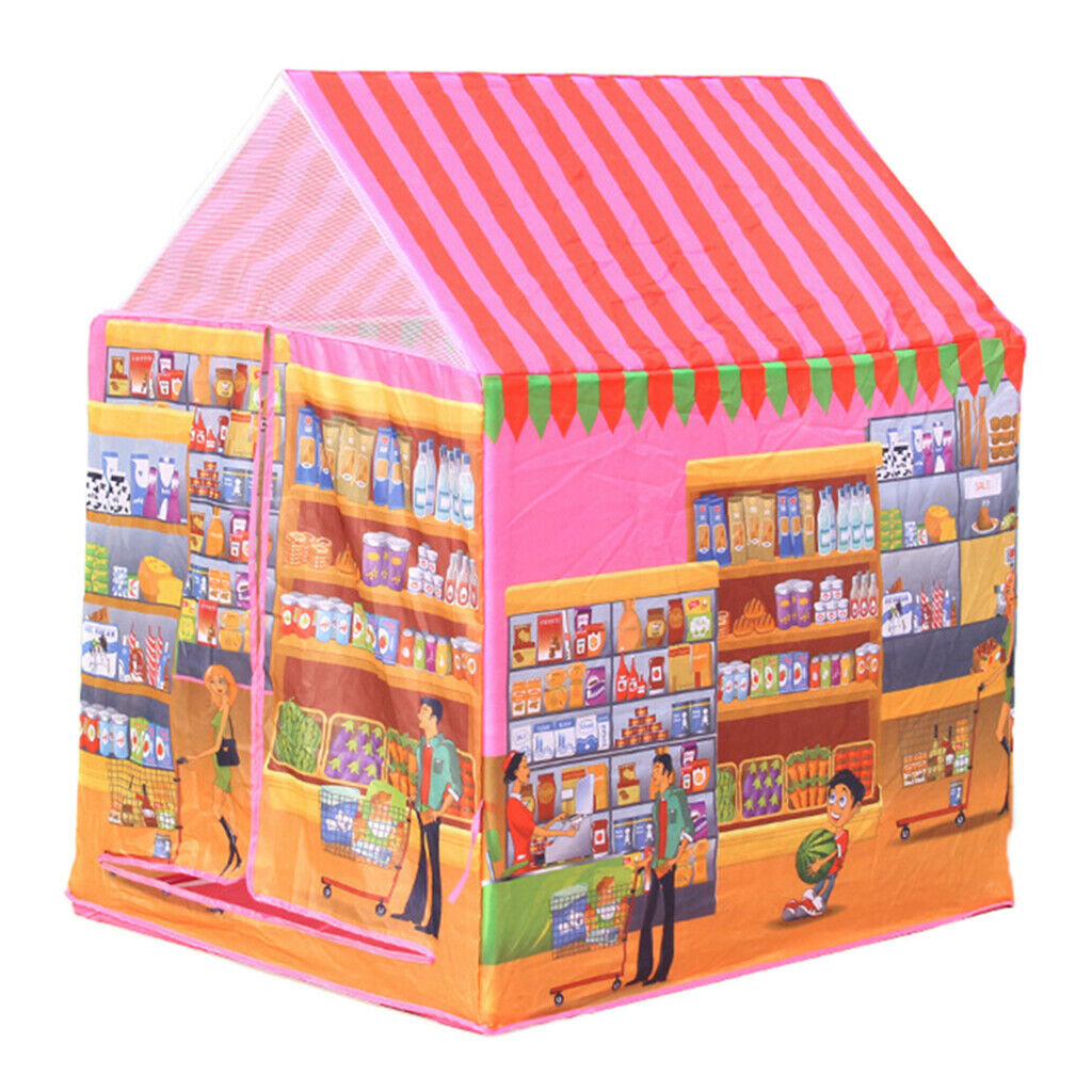 Kids Toys Play Tent Indoor Outdoor Children's House Boy Girls Supermarket