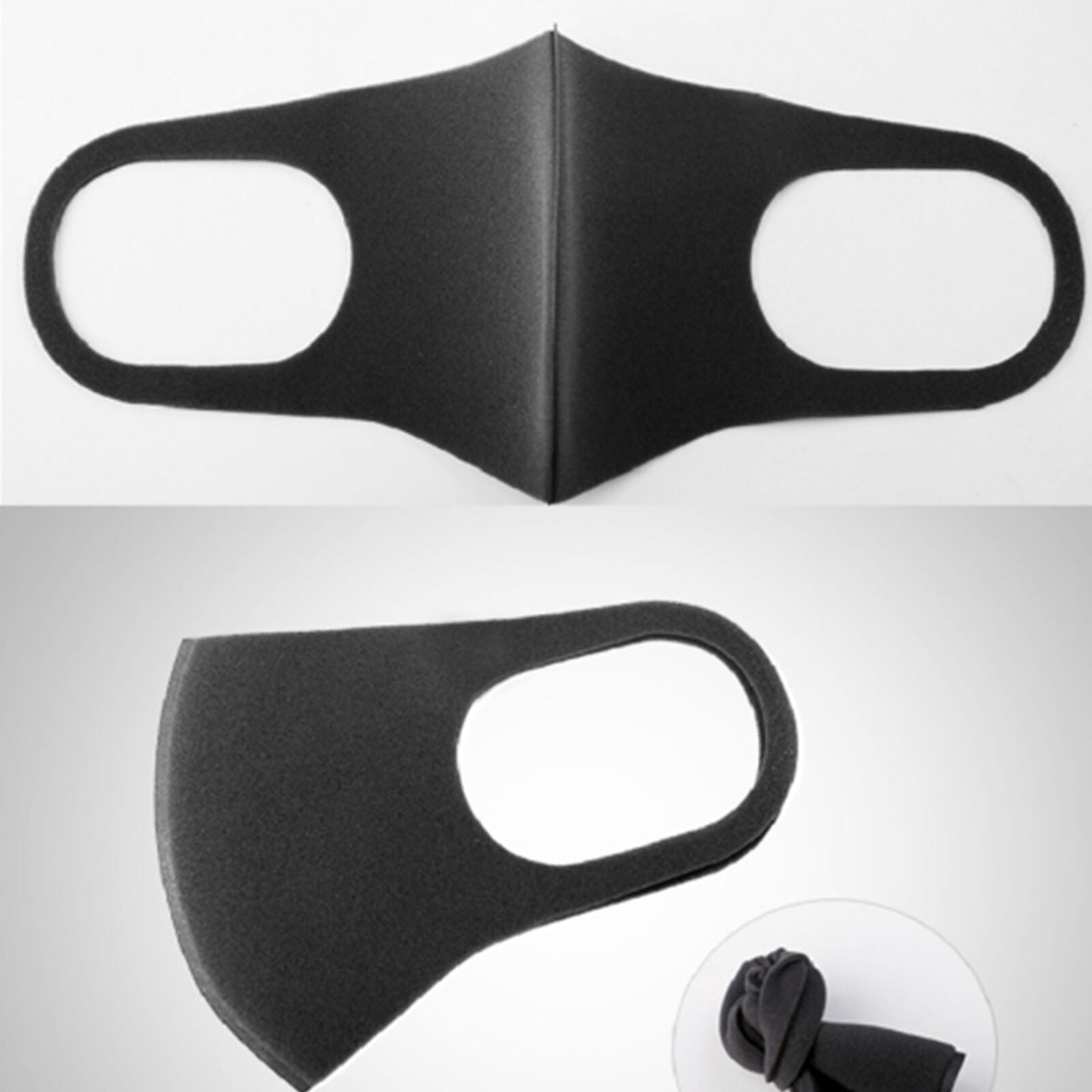 3 Packs Sponge Face Covers Outdoor Anti-Flu Haze Dustproof Mouth Covers
