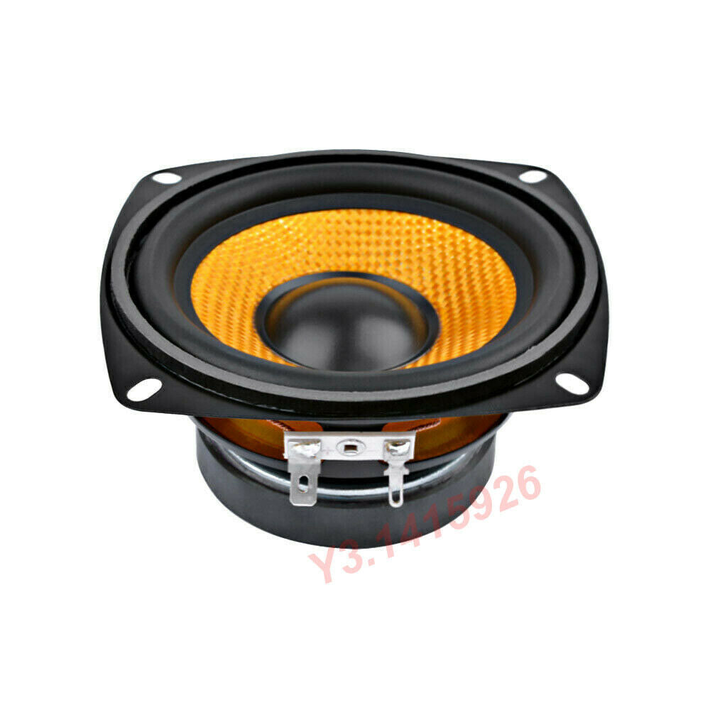 1Pc  4 inch Portable Speaker 4 Ohm 15W Bass Speaker DIY Multimedia Subwoofer New