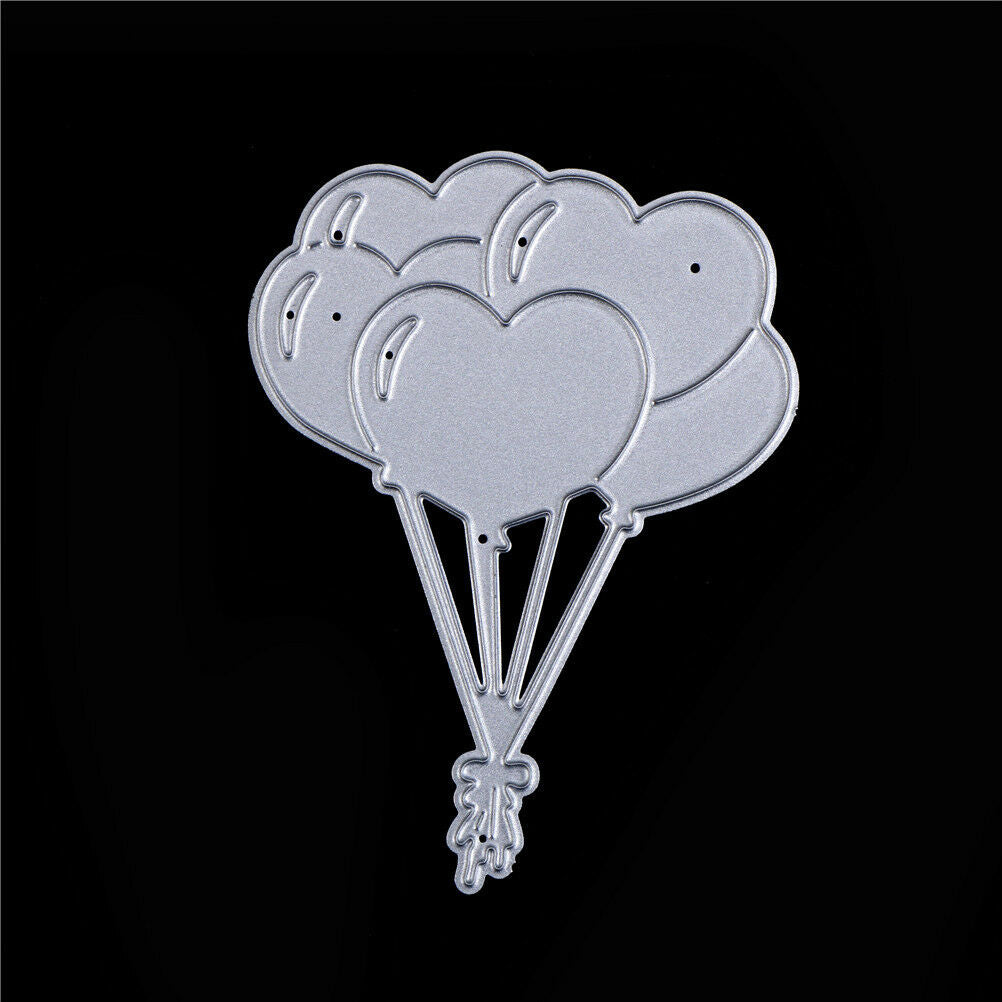 Love Heart Balloons Metal Cutting Die Scrapbooking Embossing Craft Stenci.l8