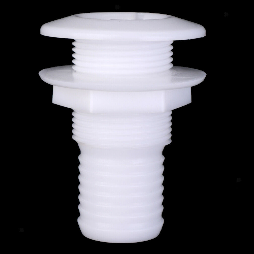 3pcs Plastic Thru-Coel Bilge Pump And Aerator Hose Connection For