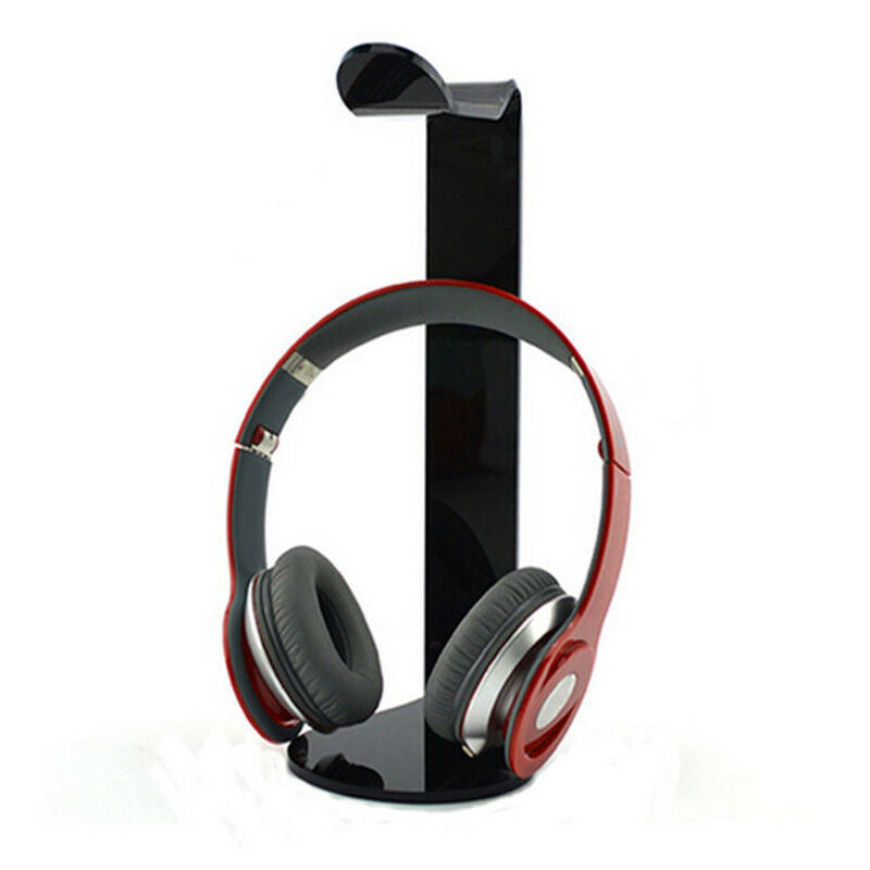 Acrylic Headphone Display Stand Holderuqack Earphone Headset Hanger 'Desk.l8