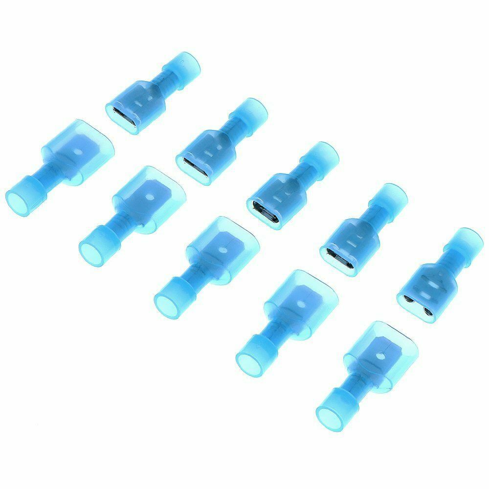 50pcs Electrical Crimp Nylon terminals 16-14AWG Insulated Wire Cable Connector