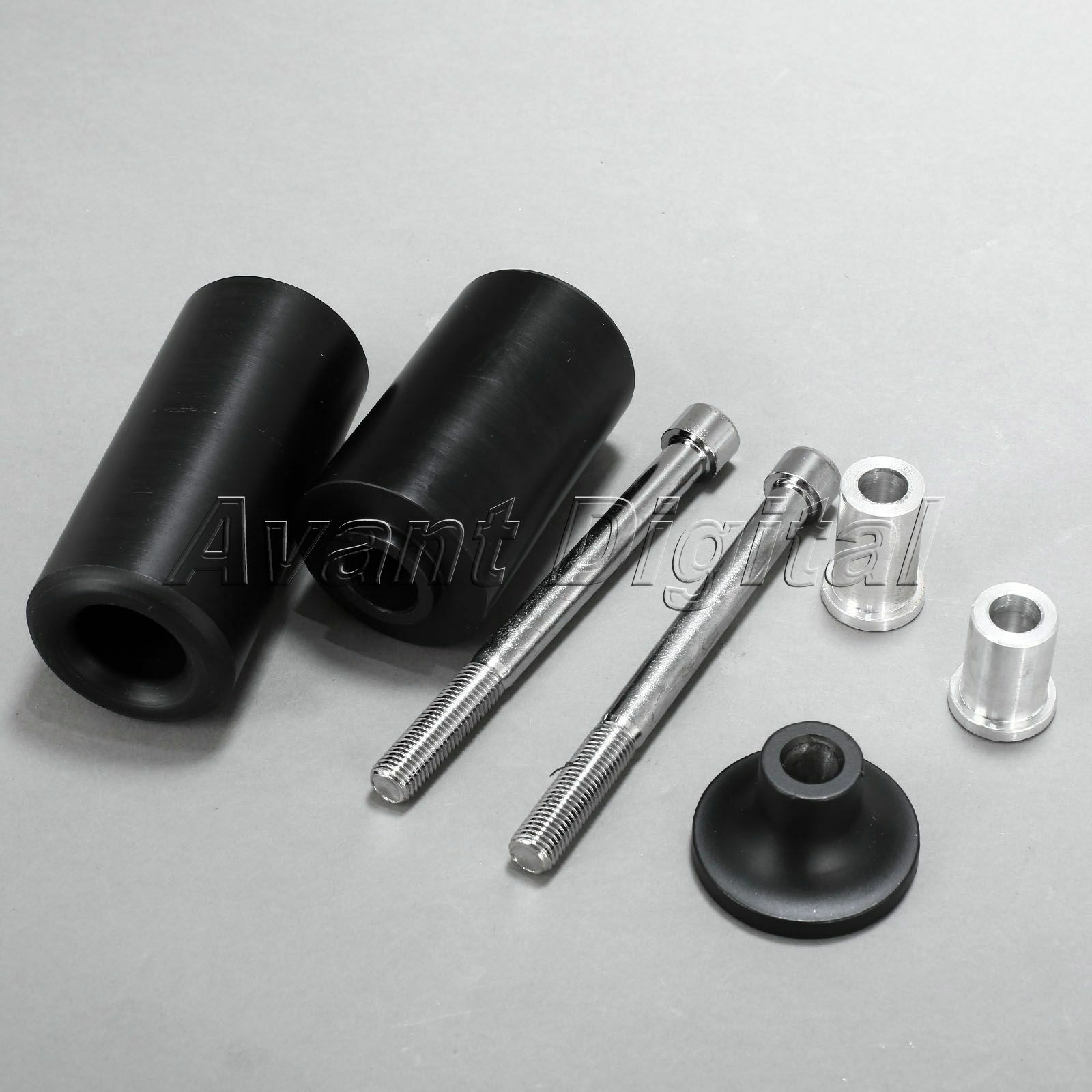 Motorcycle Black Frame Sliders Crash Protector For Kawasaki ZX6R ZX6RR 03 04 02