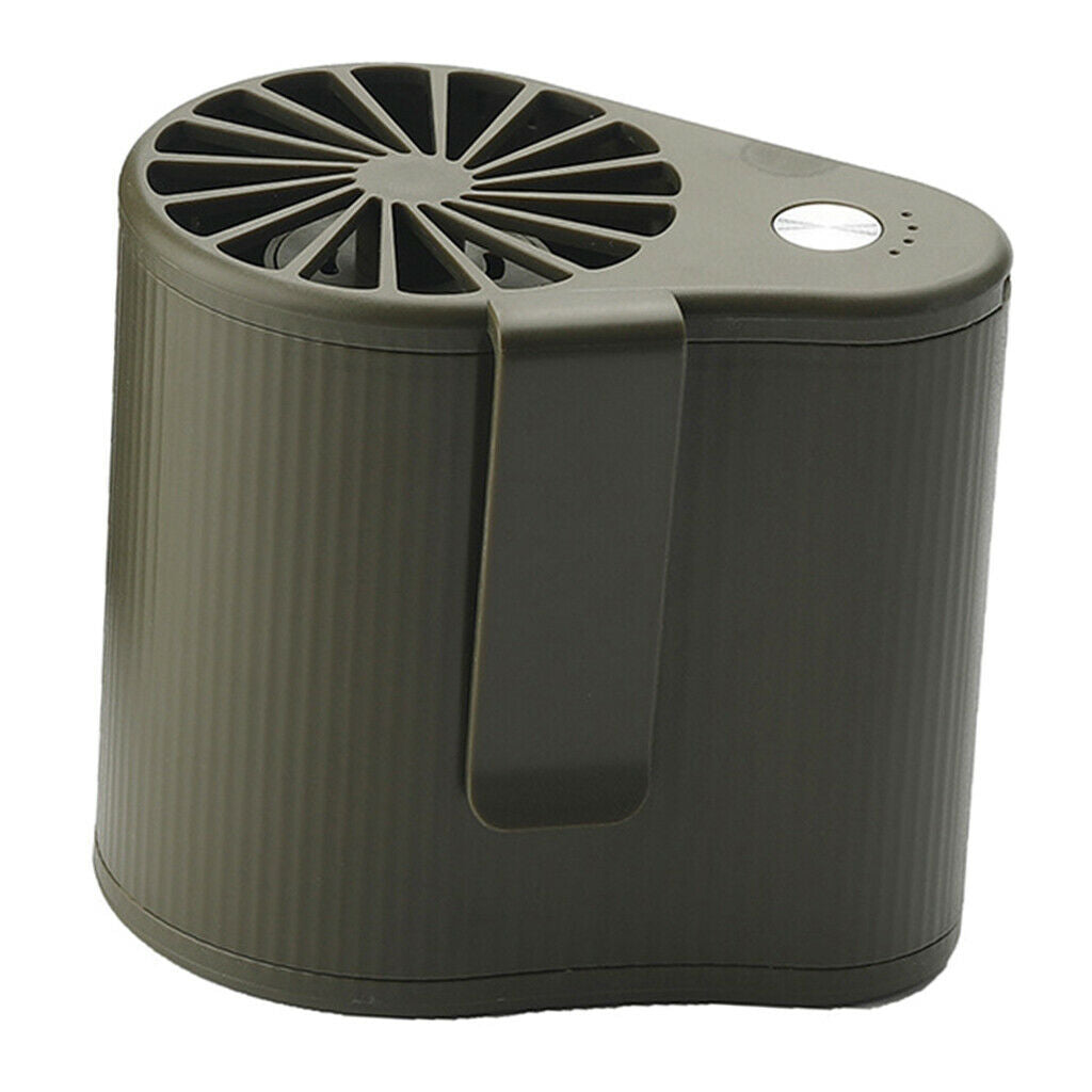 2x Mini Fan Personal Summer Air Conditioning Fan for Fishing Camping Hiking