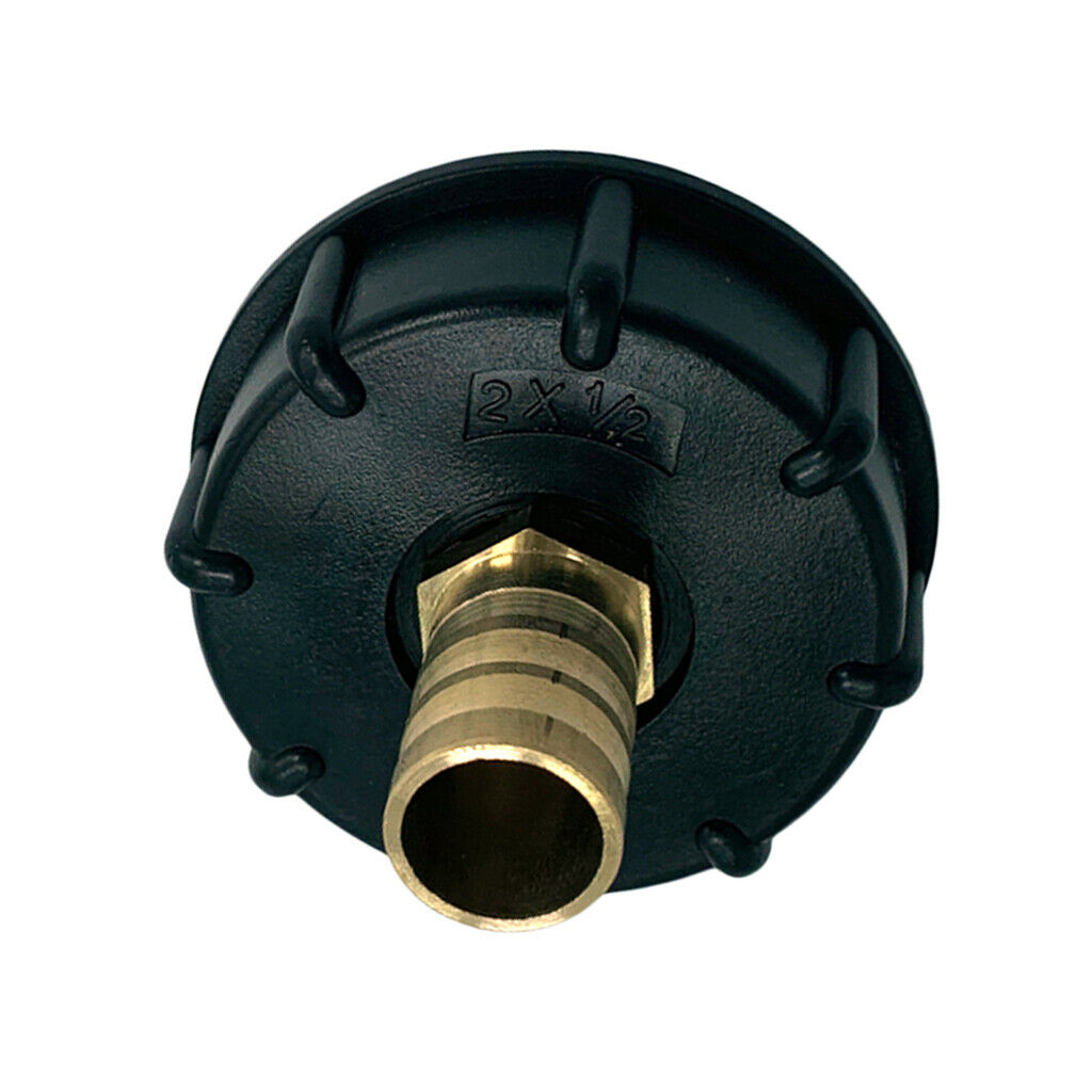 3x IBC 1000L Water Tank Connector 1/2" 1" 3/4" Brass Hose Adapter Parts