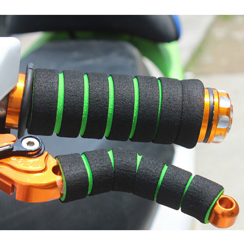 4pcs universal grip comfort foam handle bar motorcycle bicycle random color BDAU