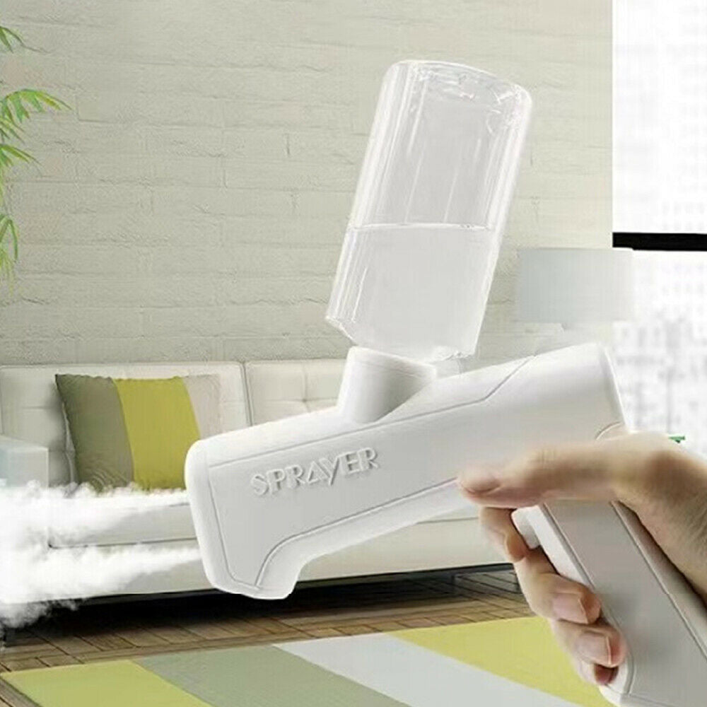 Electric Sprayer Gun Blue Light Nano Atomizing Disinfection Sanitizer Fogger New