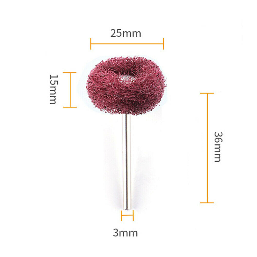 40x Abrasive Wheel Polishing Buffing Pad Grinding Set Kit for Rotary Dremel Tool