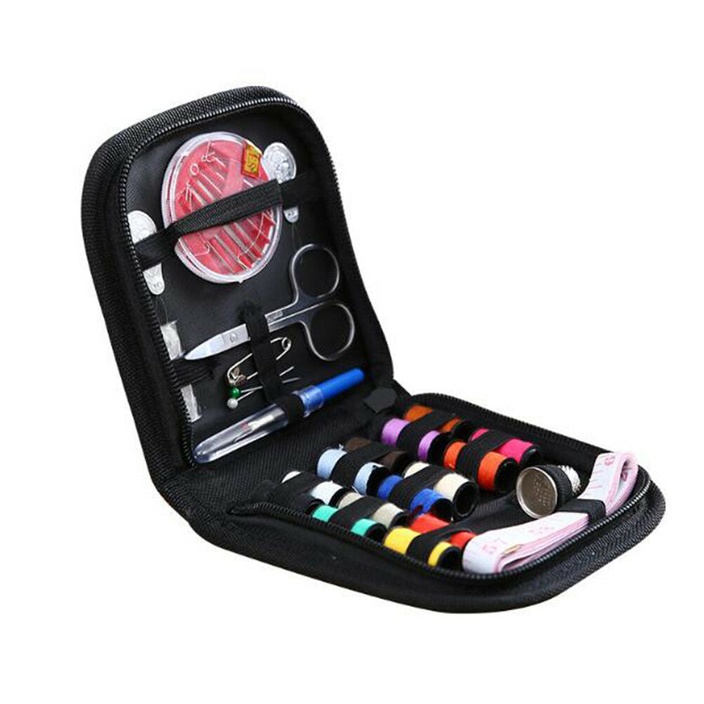 10x Travel home sewing kit case needle thread tape scissor set handcrafj$LDU SJ