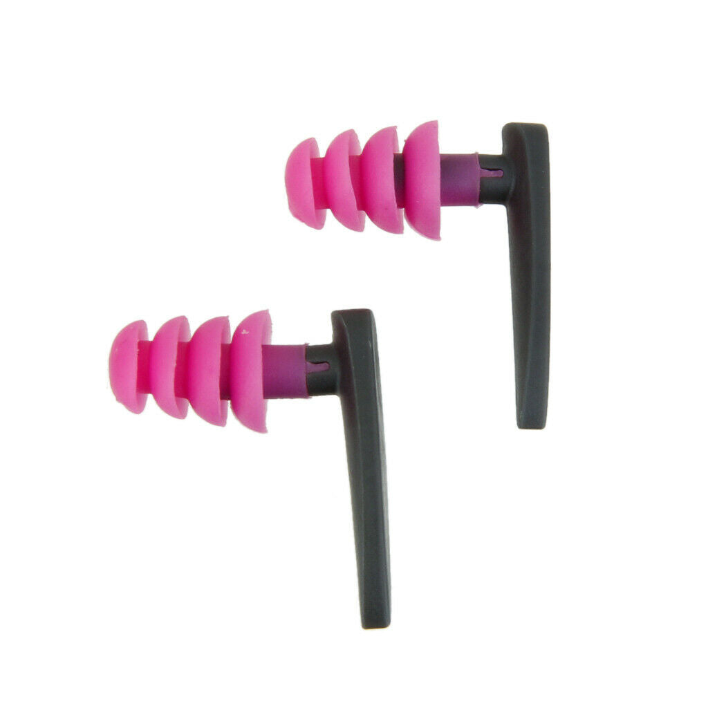 Swimming Surfing Ear Plug Earplug Water Sports Ear Protectors Rose Red
