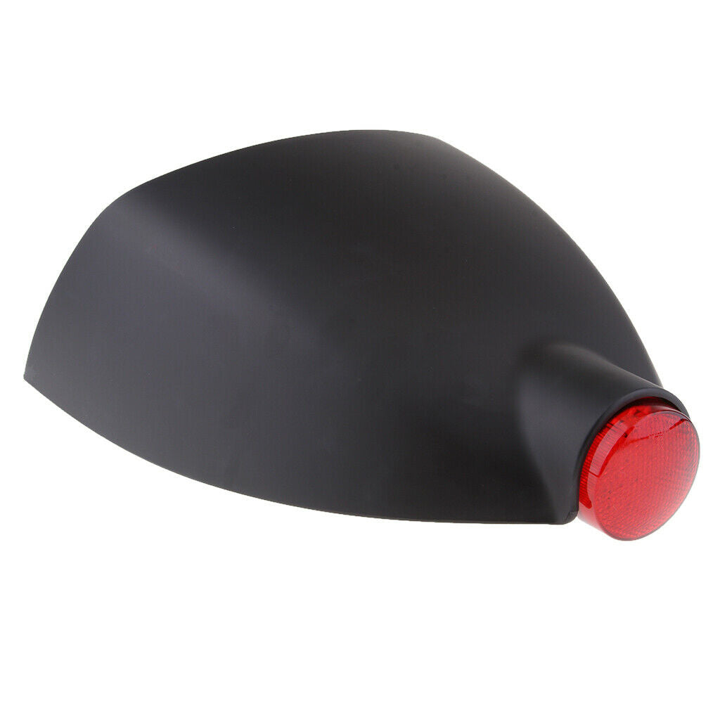 Motorcycle Rear Seat Cowl Cover Fairing LED Light For Retro