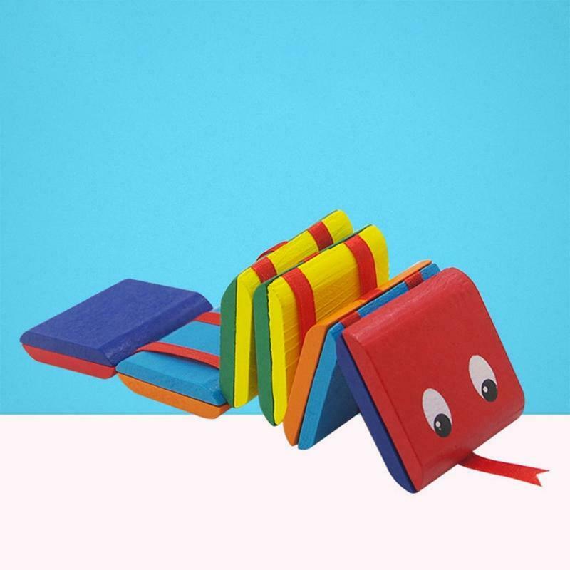 Colorful Flip Wooden Ladder Change Visual Illusion for Kids and Adults