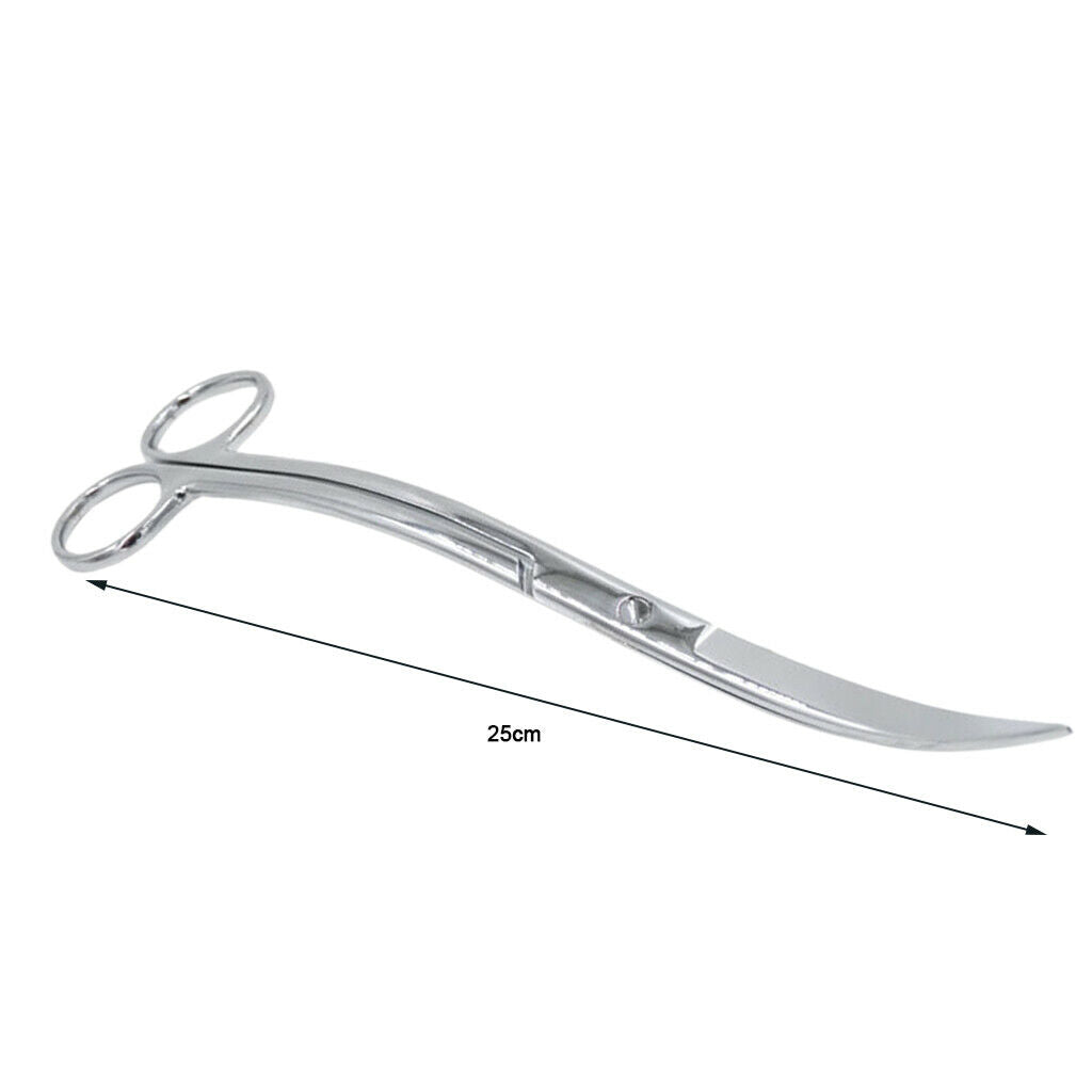 Blesiya Set of 2 Aquarium Live Tank Maintenance Curved Tweezers Scissors