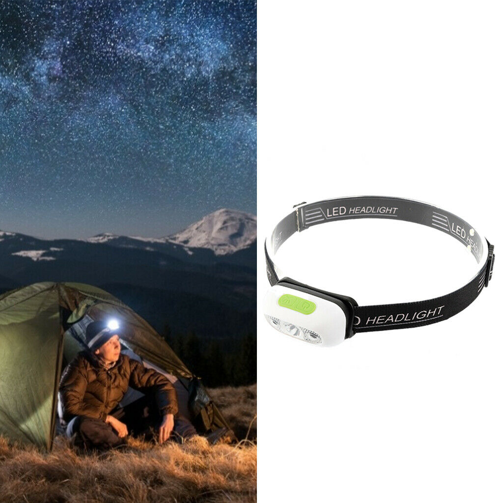 Waterproof LED Head Lamp with USB Cable for Camping Hunting Fishing Running