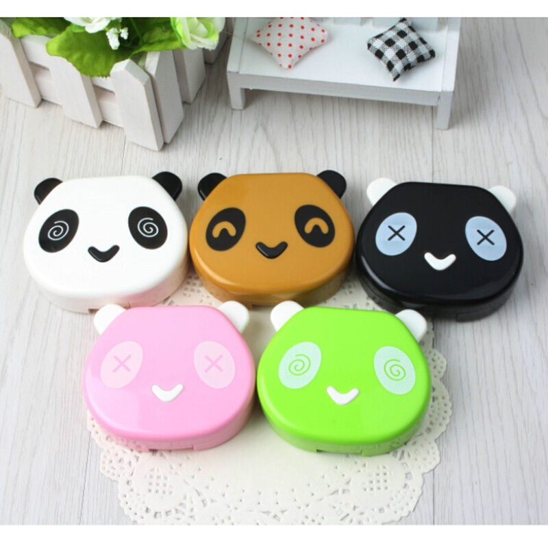 Travel Portable Panda Design Contact Lens Case Storage Box Holder Contain.l8