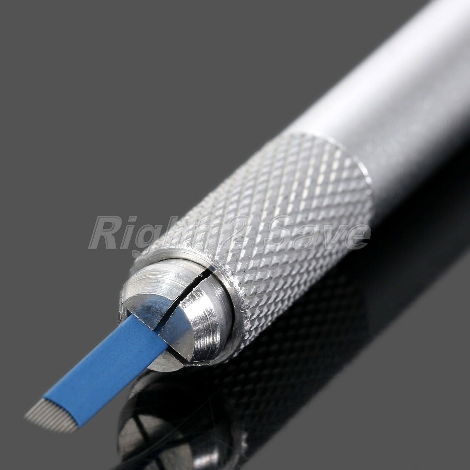 Pro Permanent Makeup Manual Tattoo Pen +10pcs 12 Pin Needles Blades For Eyebrow