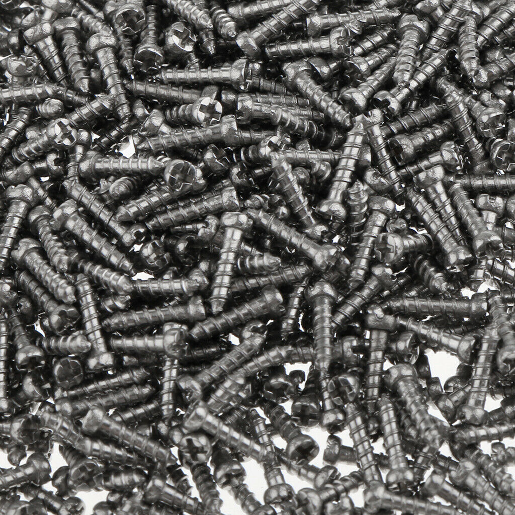 2000x Self Tapping Screw Eyeglass Watch Repair Kits 2x1.4x8mm&2.0x1.4x6.0mm