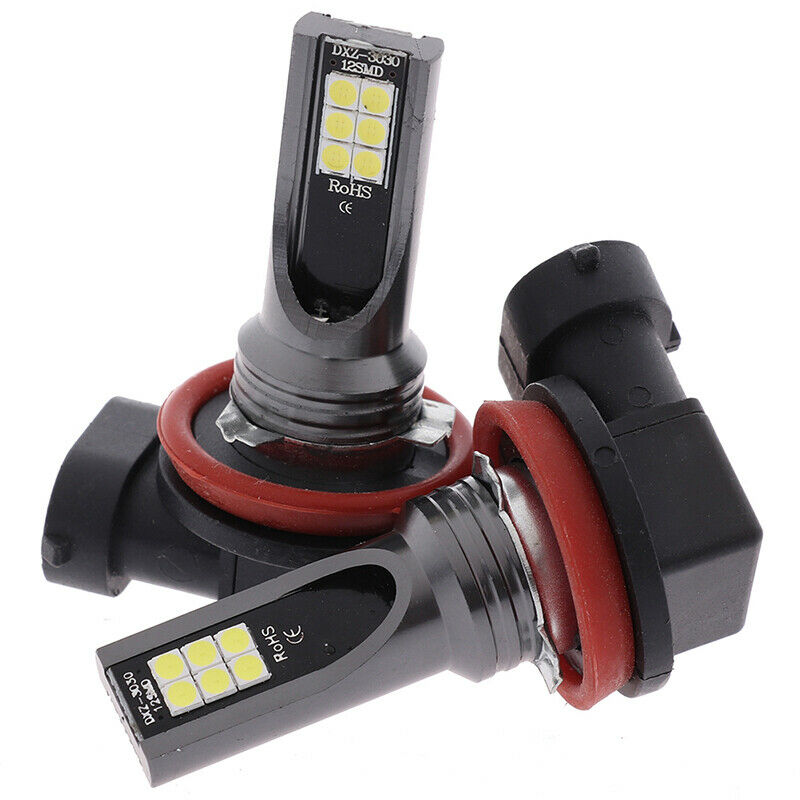 Pair H11 LED Headlight Kits 110W 20000LM FOG Light Bulb 6000K Driving DRL  NL