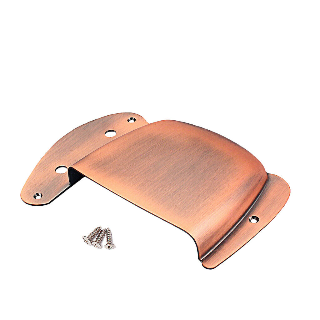 Durable Bass Bridge Pickup Cover Protector Red Bronze