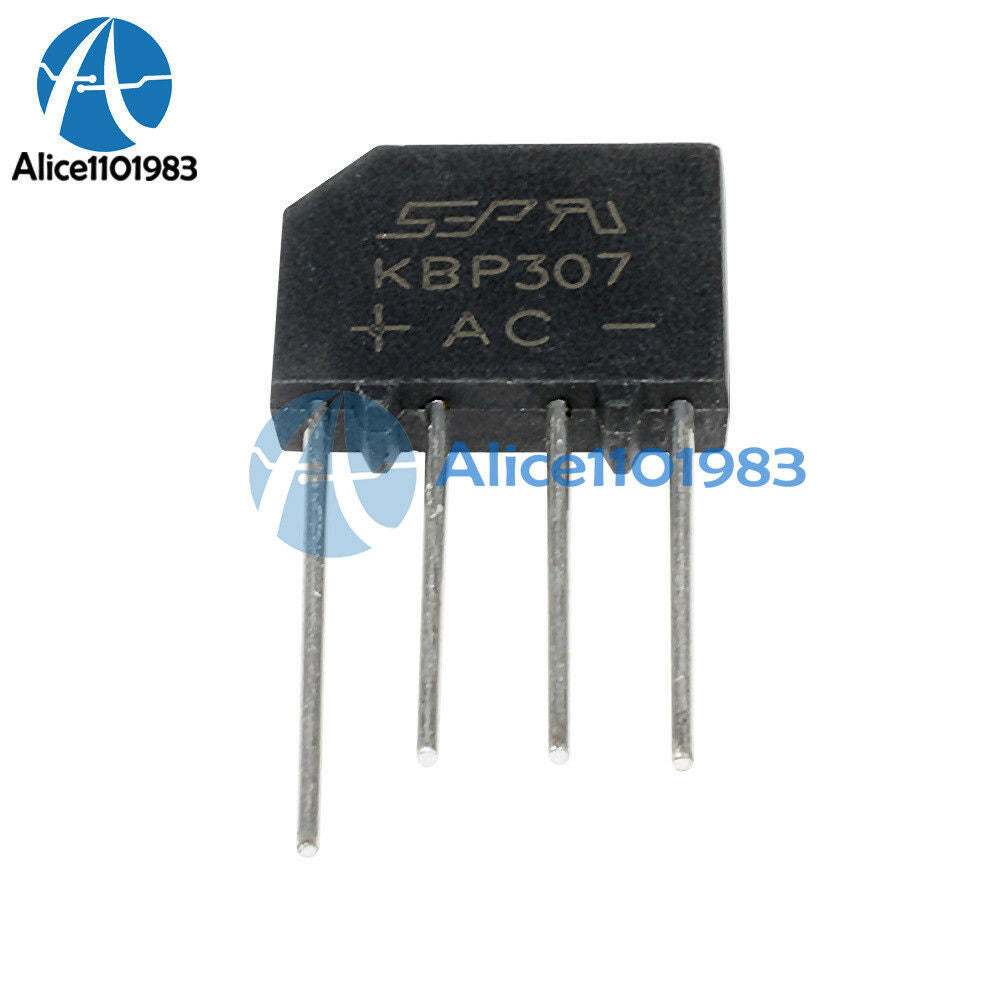 5PCS KBP307 Rectifier Flat bridge Bridge Rectifier 3A/700V IC