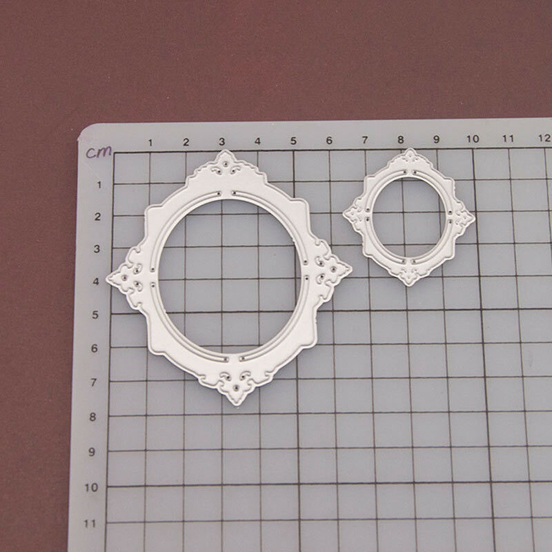 Metal Oval photo frame Cutting Dies Stencil DIY Scrapbooking Album Paper C.l8