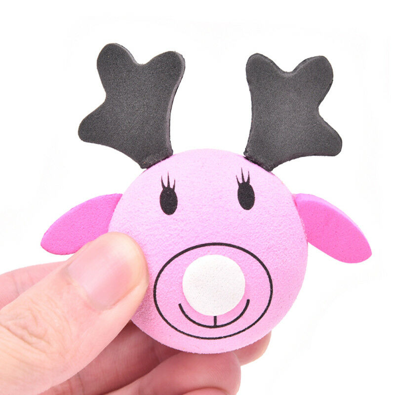Cute Pink Elk Antenna Topper Eva Decorative Topper Balls for Cars Christma.l8
